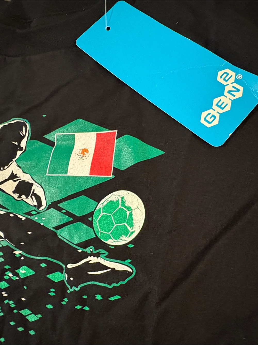 NWT [Gen2] Mexico National Team World Cup Football Soccer T-Shirt Kids L (7) - Picture 6 of 9